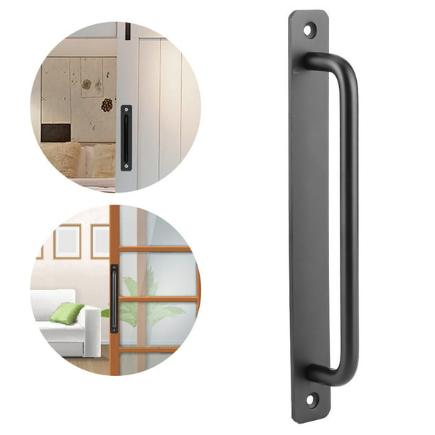 Sliding Barn Door Handle Aluminum Alloy Smooth Heavy Duty Barn Door Pull Comfortable Handy Touch Gate Handle Pull for Wardrobes Cabinets Garages Sheds 